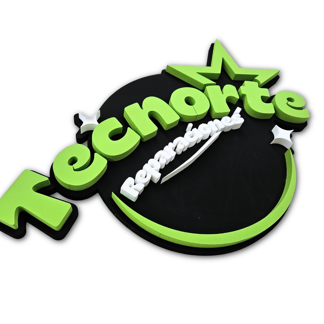 Logo Circular / Silueta Compuesto 55cm Diametro